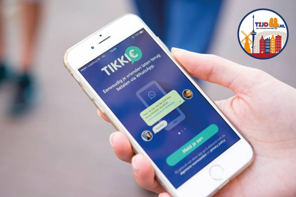 Een afbeelding van de Tikkie app op een telefoon