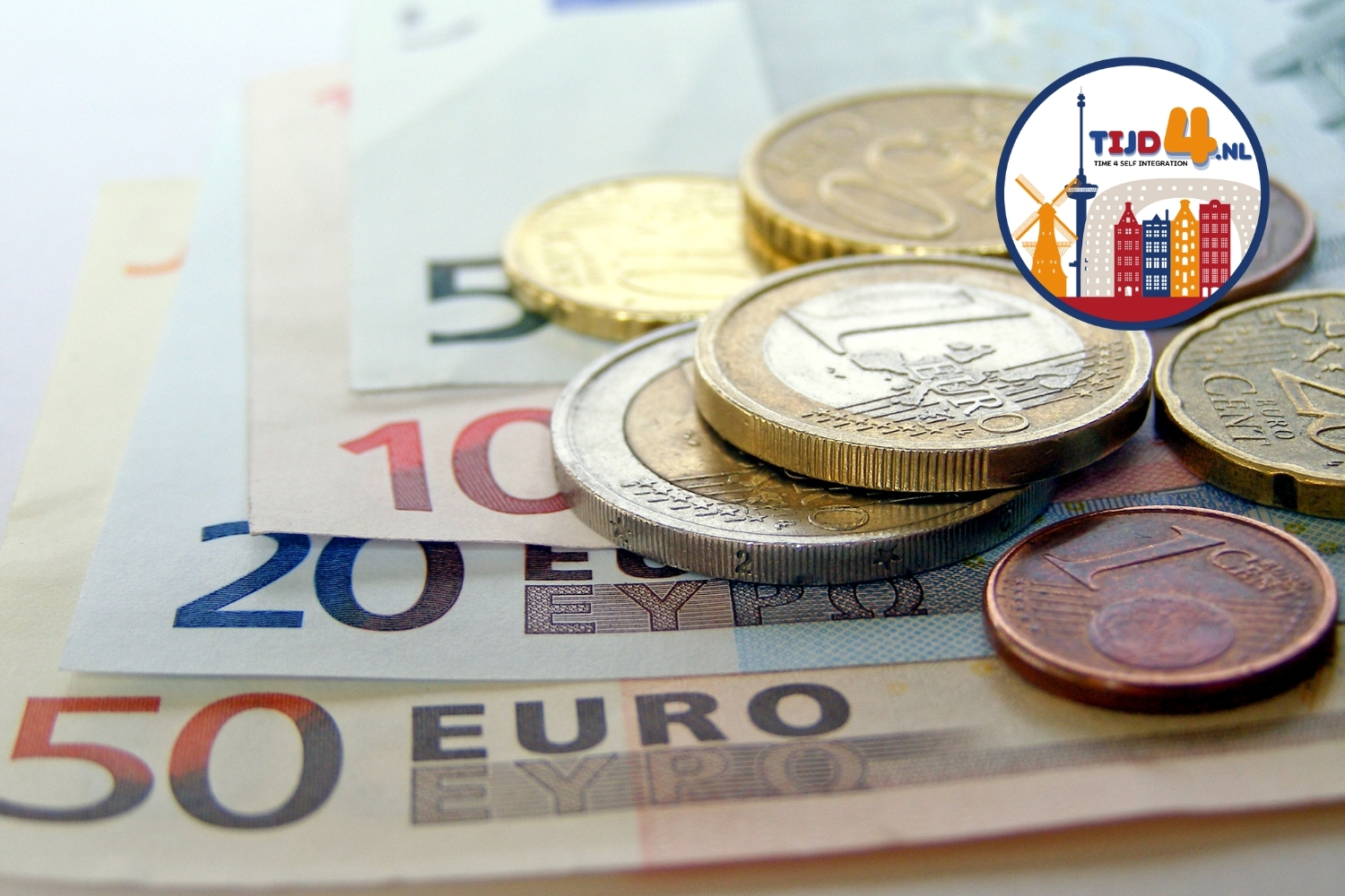 Munten en papieren euro's